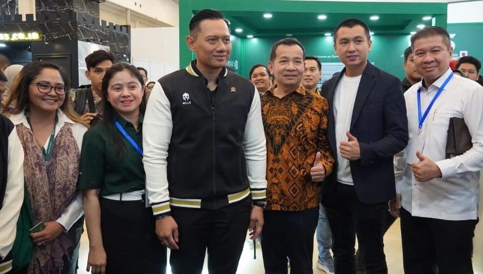 GYS With Menko AHY Attending Konstruksi Indonesia 2024