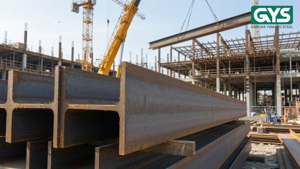 Tahapan Konstruksi Gedung dengan Struktur Baja dari Fabrikasi hingga Erection