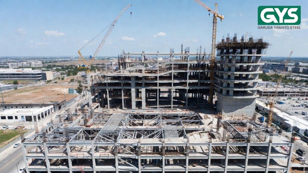 Konstruksi Gedung Modern di Indonesia: Mengapa Material Baja Struktural Jadi Pilihan Utama?